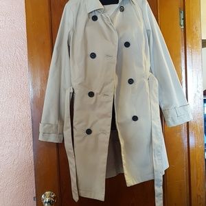 Light jacket, tan, trench coat